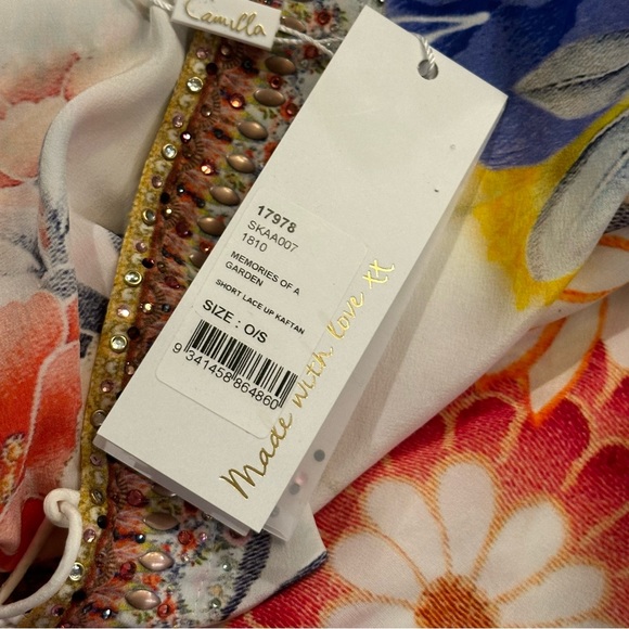 CAMILLA: NEW w/TAGS!!  memories of a garden silk tunic dress NWT - Picture 3 of 8